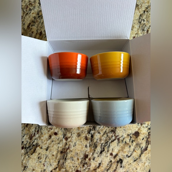 NIB | Le Creuset Elements Mini Ramekins Set of 4 | 100mL - Picture 1 of 4
